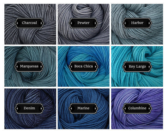 Luna Grey Fiber Arts Color Card 1