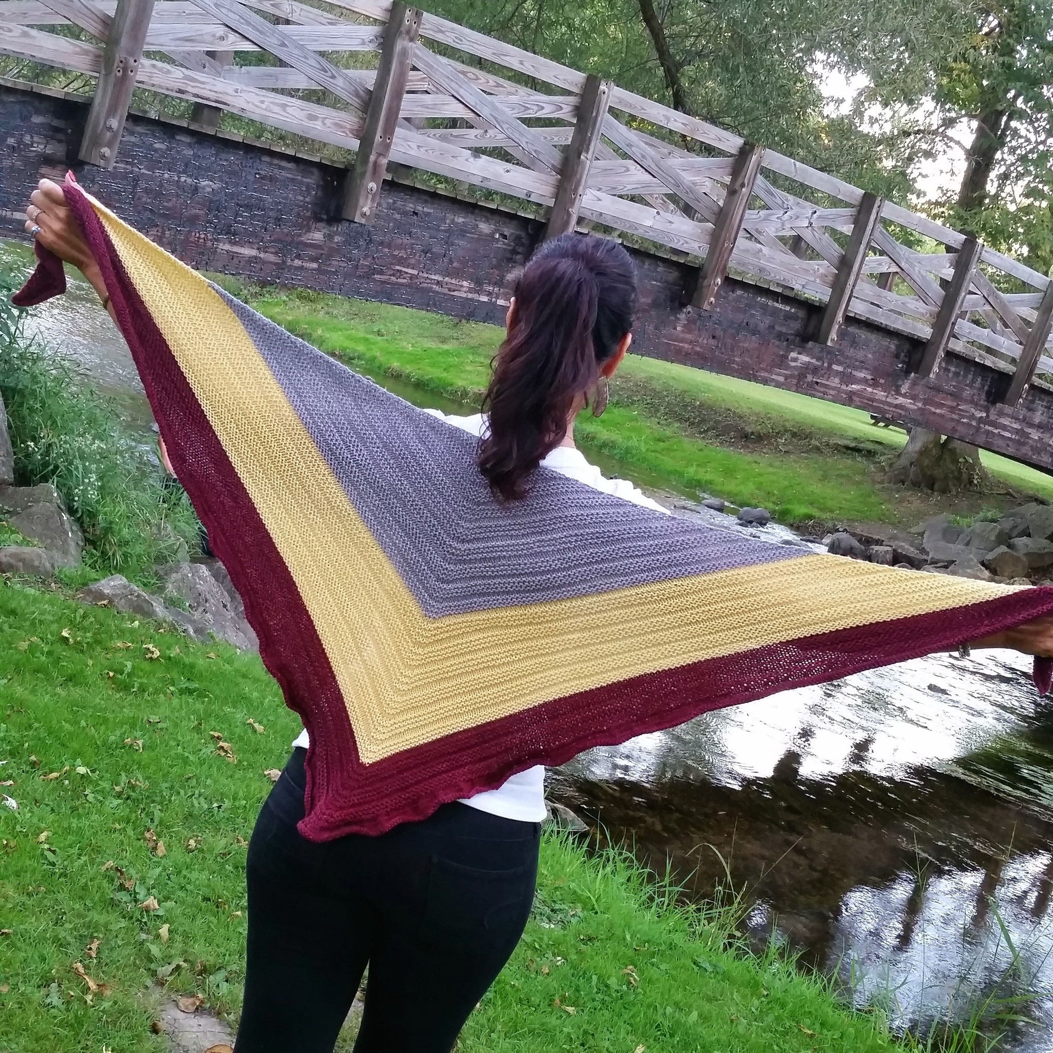 Footbridge Shawl Kit  |  Pattern + Yarn
