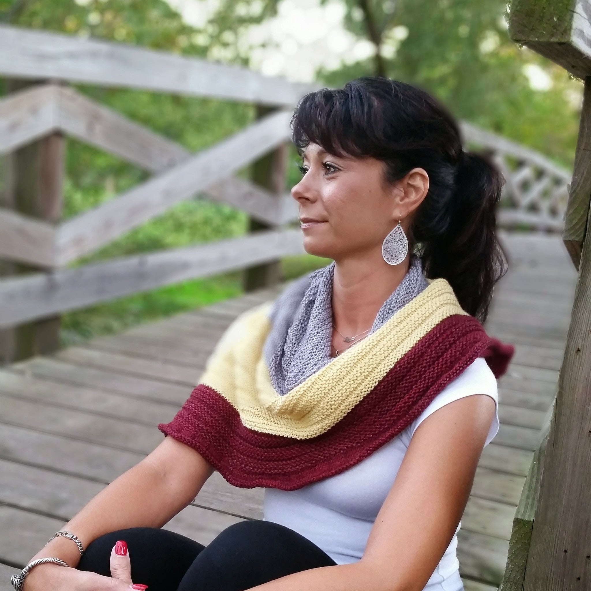 Footbridge Shawl Kit  |  Pattern + Yarn