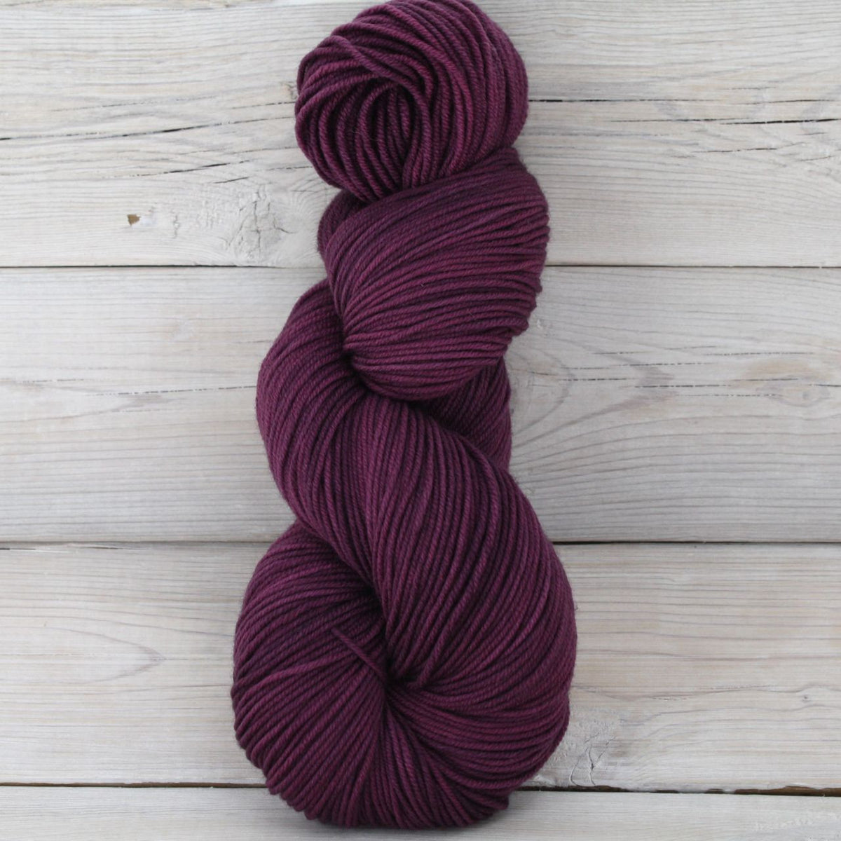 Aspen Sport Yarn | Colorway: Eggplant - Luna Grey Fiber Arts